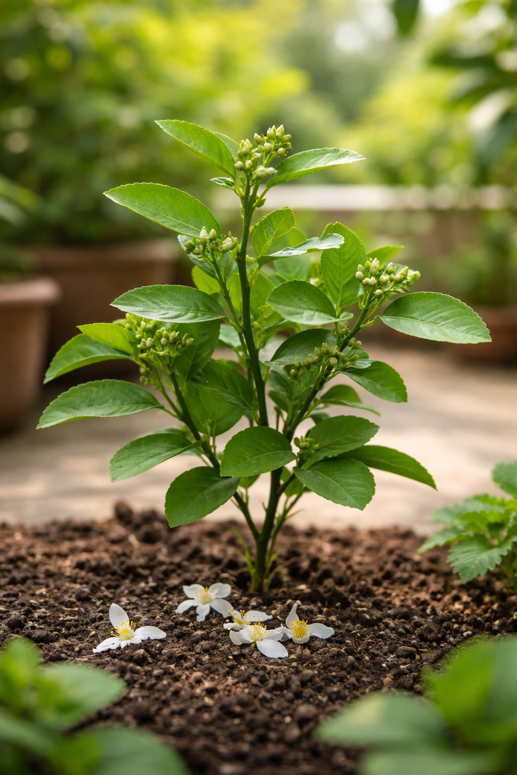 No Fruiting or Budding- फल नहीं बनते फूल झड़ जाते है